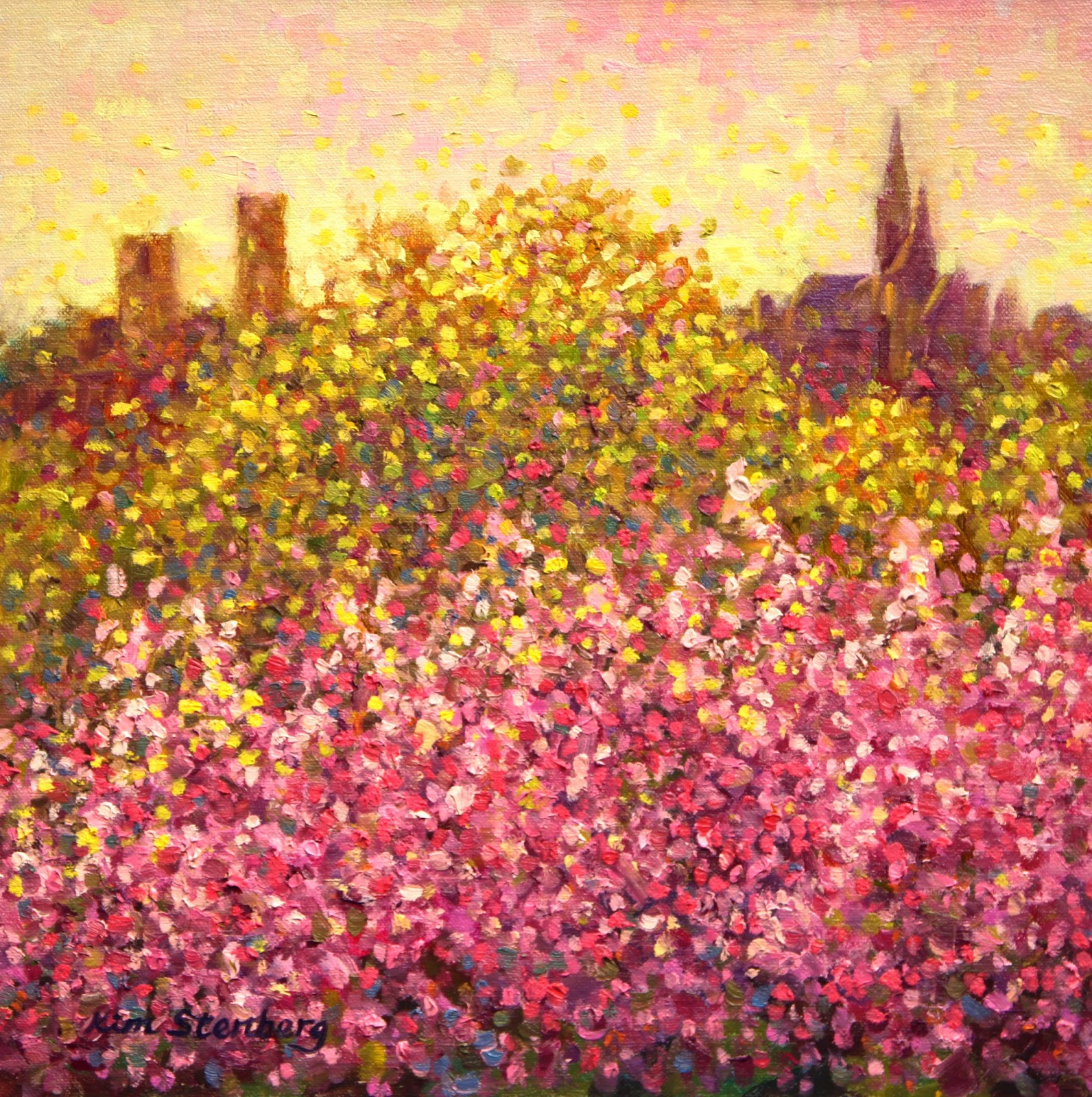 Kim Stenberg's Painting Journal Spring" (oil on linen; 12