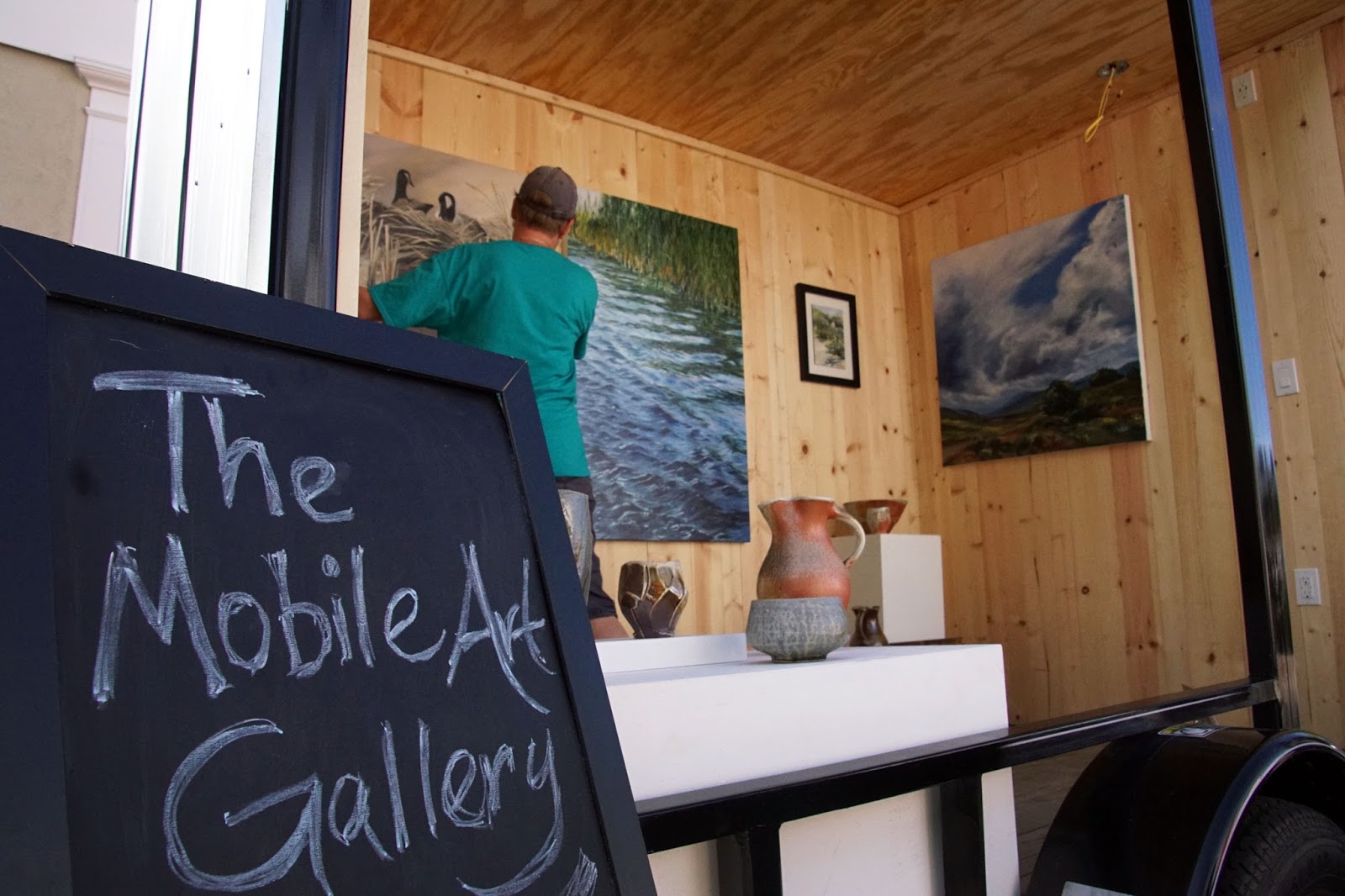 A + w o r k s artreach st. croix mobile art gallery at marine art fair
