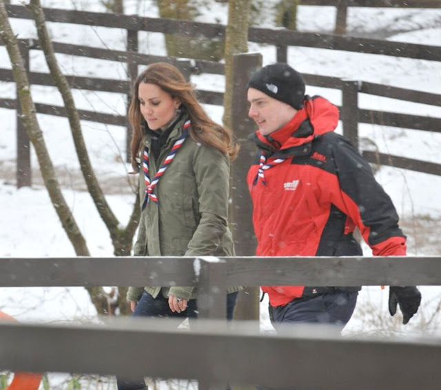 The Duchess of Cambridge is joining Scouts from the north west to try out tree climbing, outdoor cooking and fire lighting