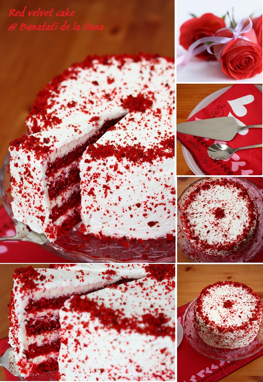 Red Velvet Cake / Tort Catifea Rosie