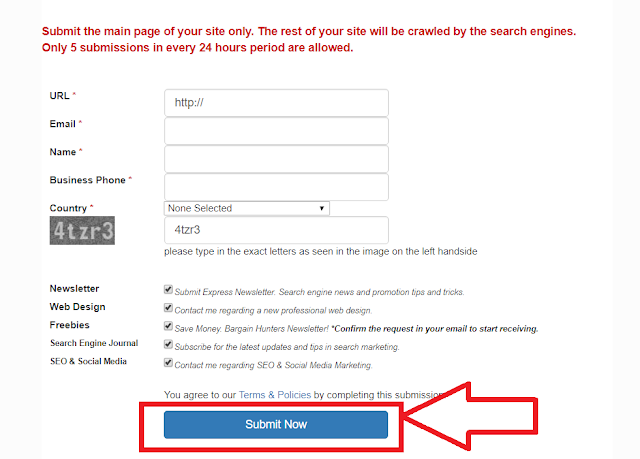 How to Submit Website URL to Google – Google Webmaster Tools