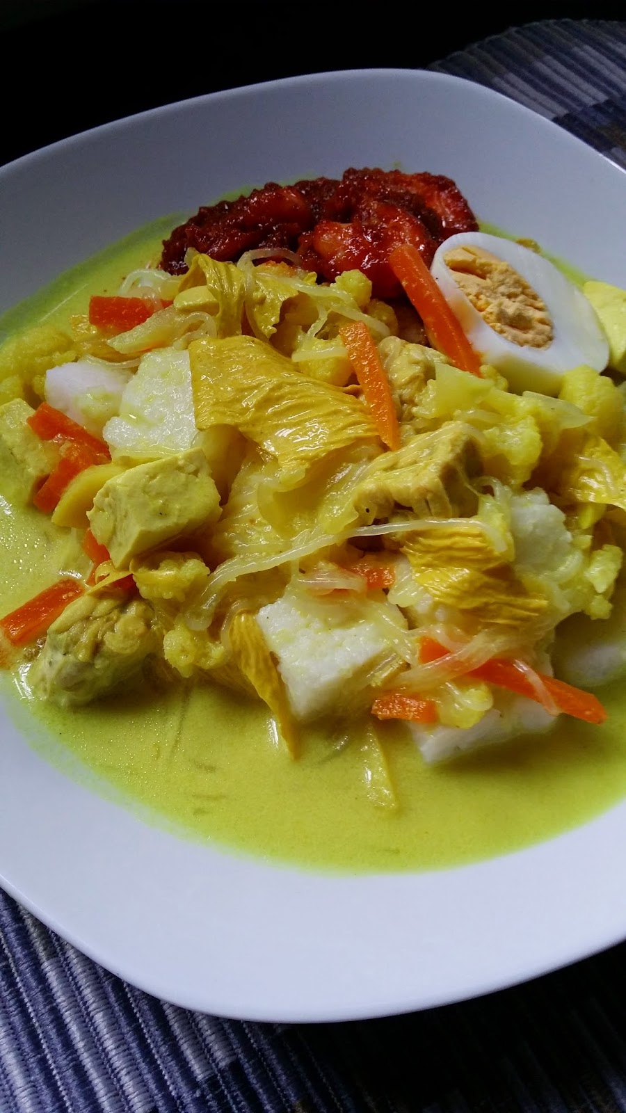 Lontong Dan Kuah Lodeh Masakan Terengganu Resepi Masakan