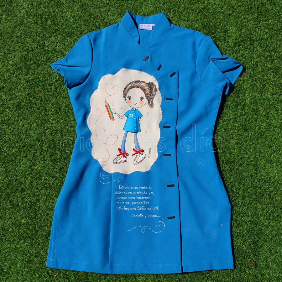 Bata maestra personalizada