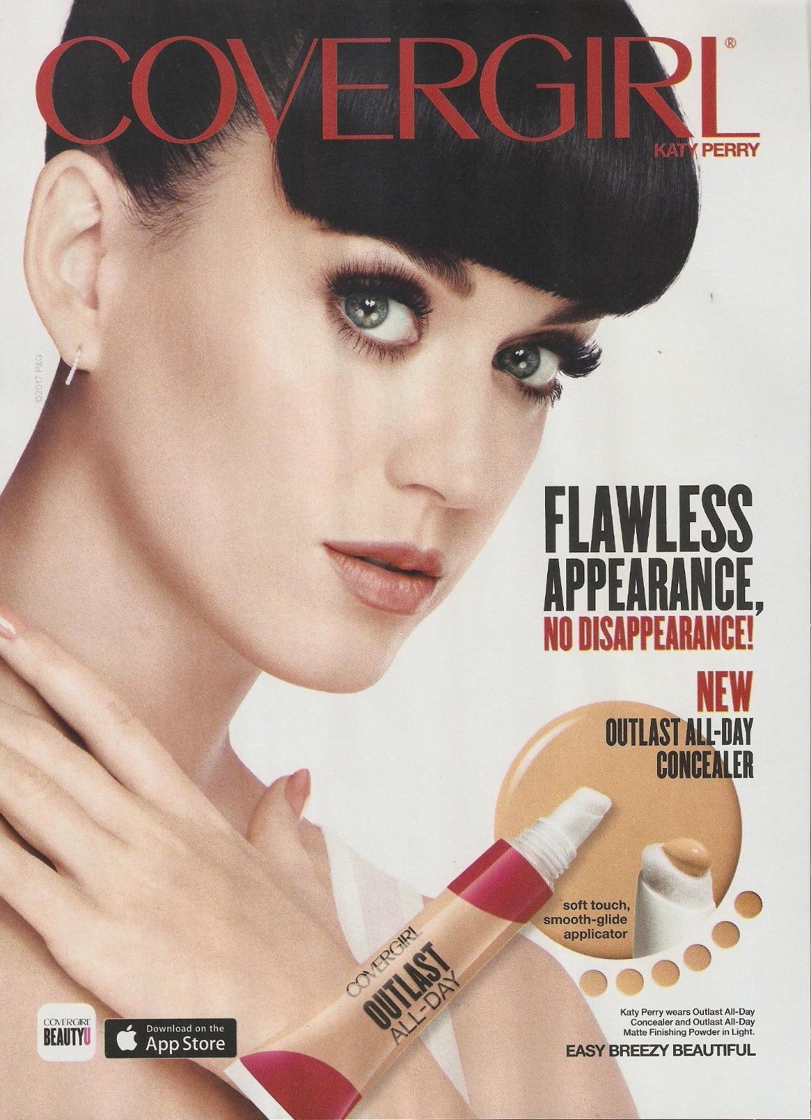 2017 katy perry covergirl ad flawless appearance photo old