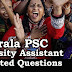 Kerala PSC Model Questions for University Assistant Exam 2019 - 90
