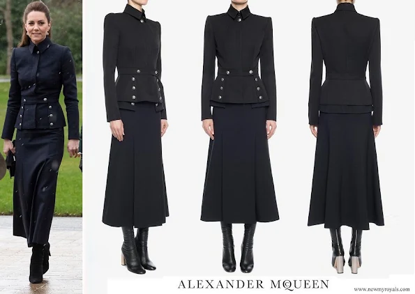Kate Middleton wore Alexander McQueen Military Dress