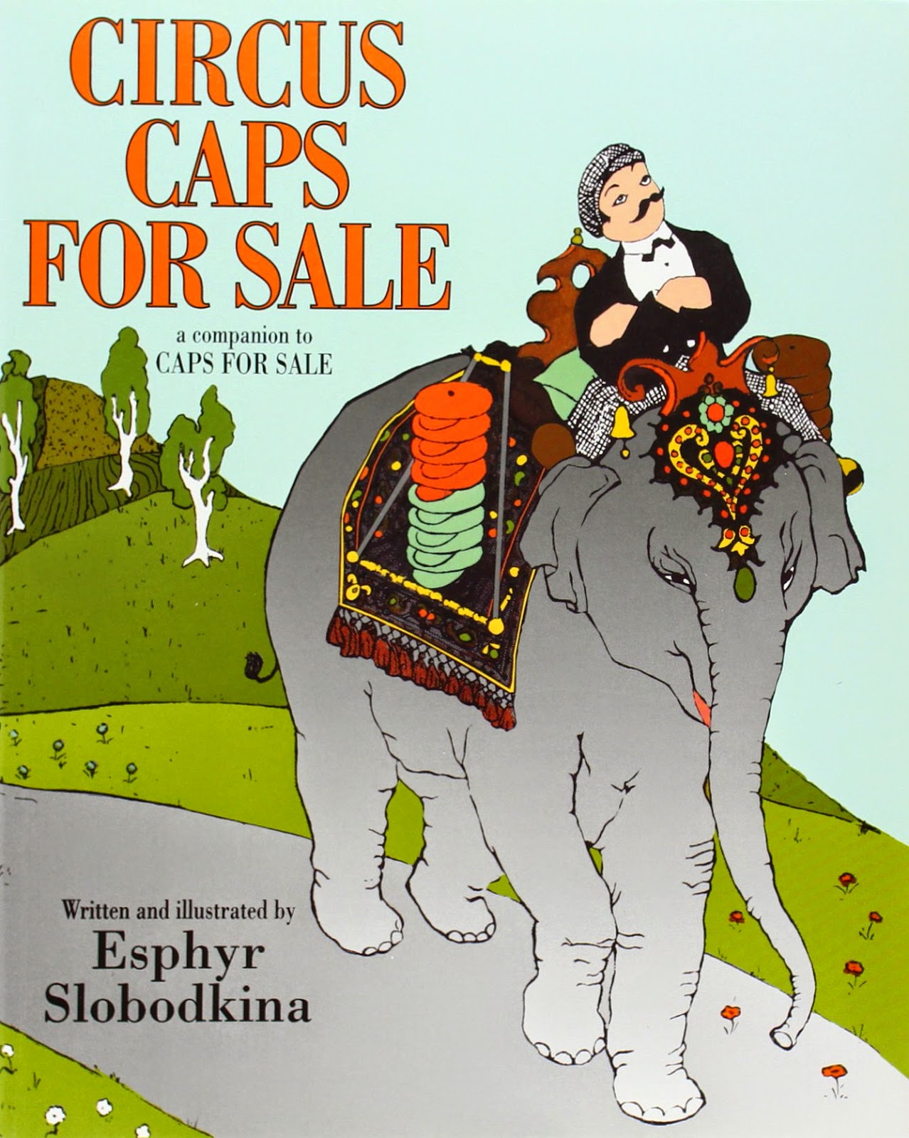 Circus Caps for Sale, part of children's book review list about the circus