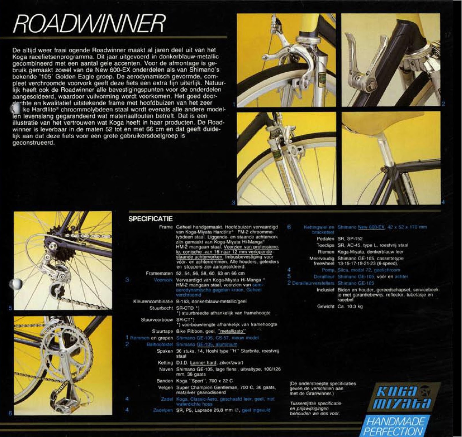 CATALOGUES KOGA MIYATA MIYATA 1985