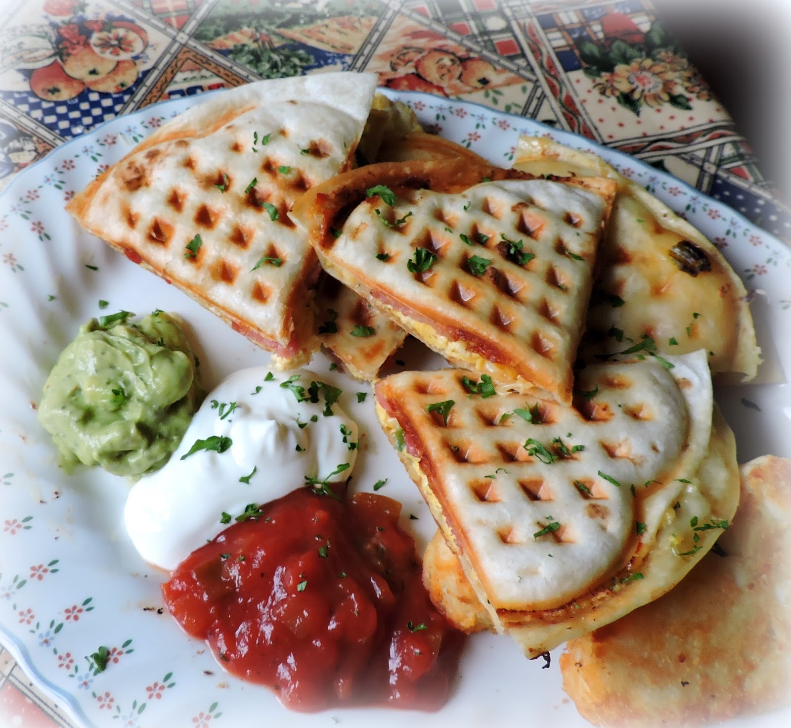 Breakfast Waffle Quesadillas The English Kitchen