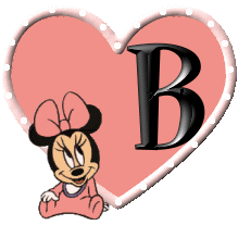 Alfabeto de Minnie bebé B.