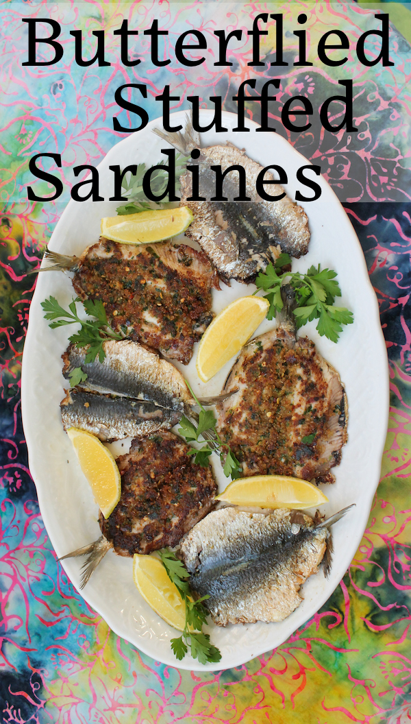 Food Lust People Love Butterflied Stuffed Sardines FishFridayFoodies