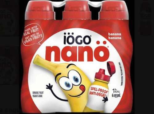 iögo yogurt recalled due to the potential presence of pieces of plastic