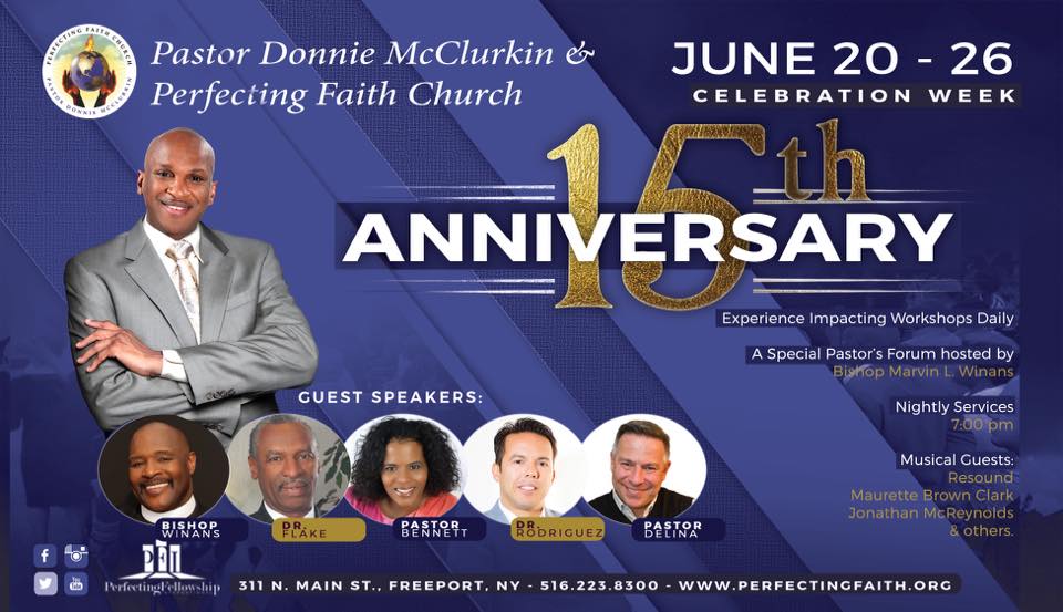 Church Announcement Perfecting Faith Church 15th Anniversary I was impacted so much that i moved from lansing, michigan to columbus, ga just to be apart of this ministry and help push the vision that god gave dr. church announcement perfecting faith