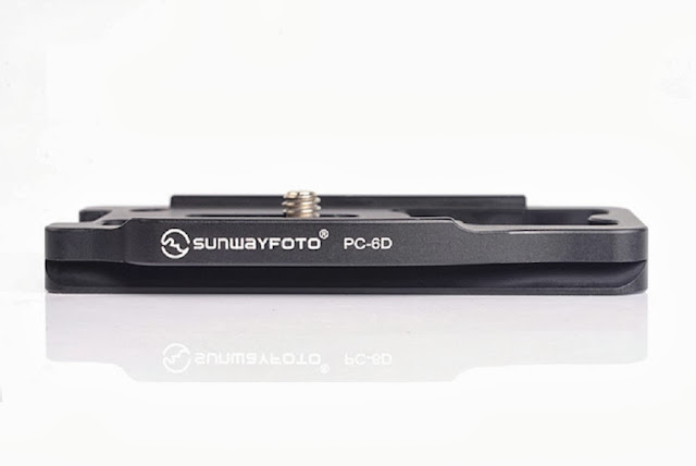Sunwayfoto PC-6D custom plate - front