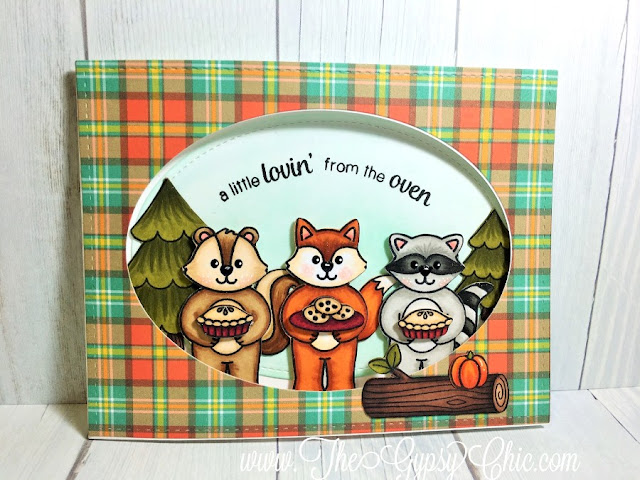 Sunny Studio Stamps: Woodsy Creatures Fall Card by Challenge Winner Stephanie Davis.