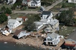 Houses destroyed by Irene