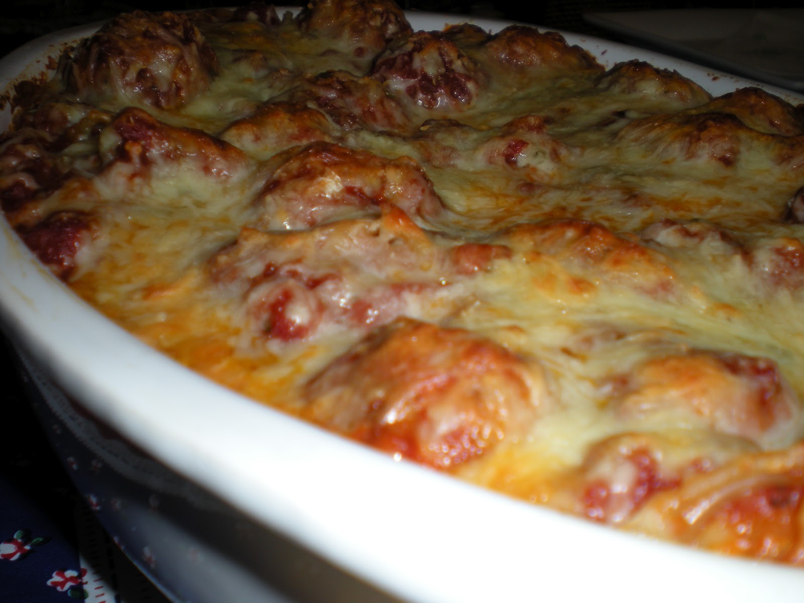 CaMeals Baked Spaghetti & Meatballs with Cheese