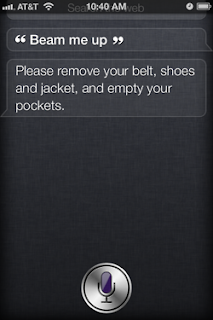 Siri: Beam me up