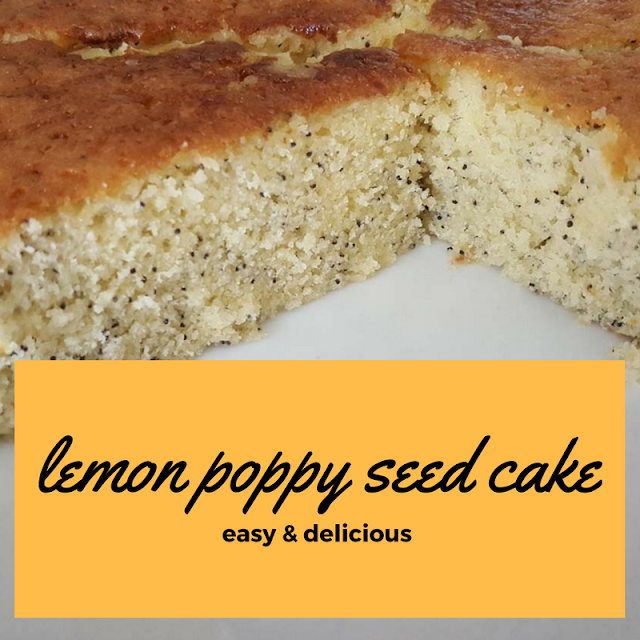 Easy & delicious lemon poppy seed cake {recipe} Keeping it Real