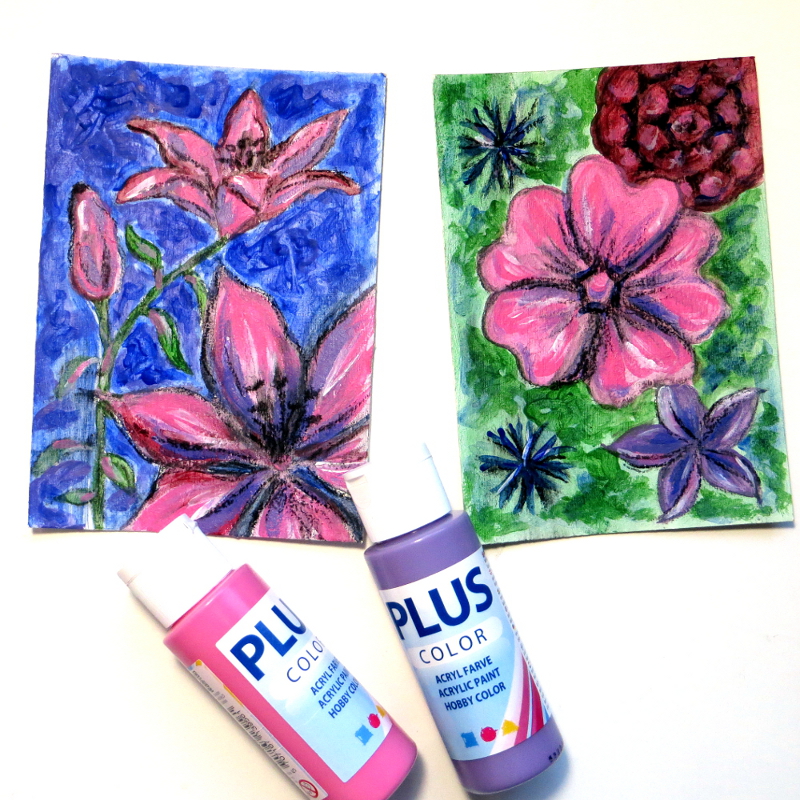 Acrylic Over Charcoal Mixed Media Painting Tips