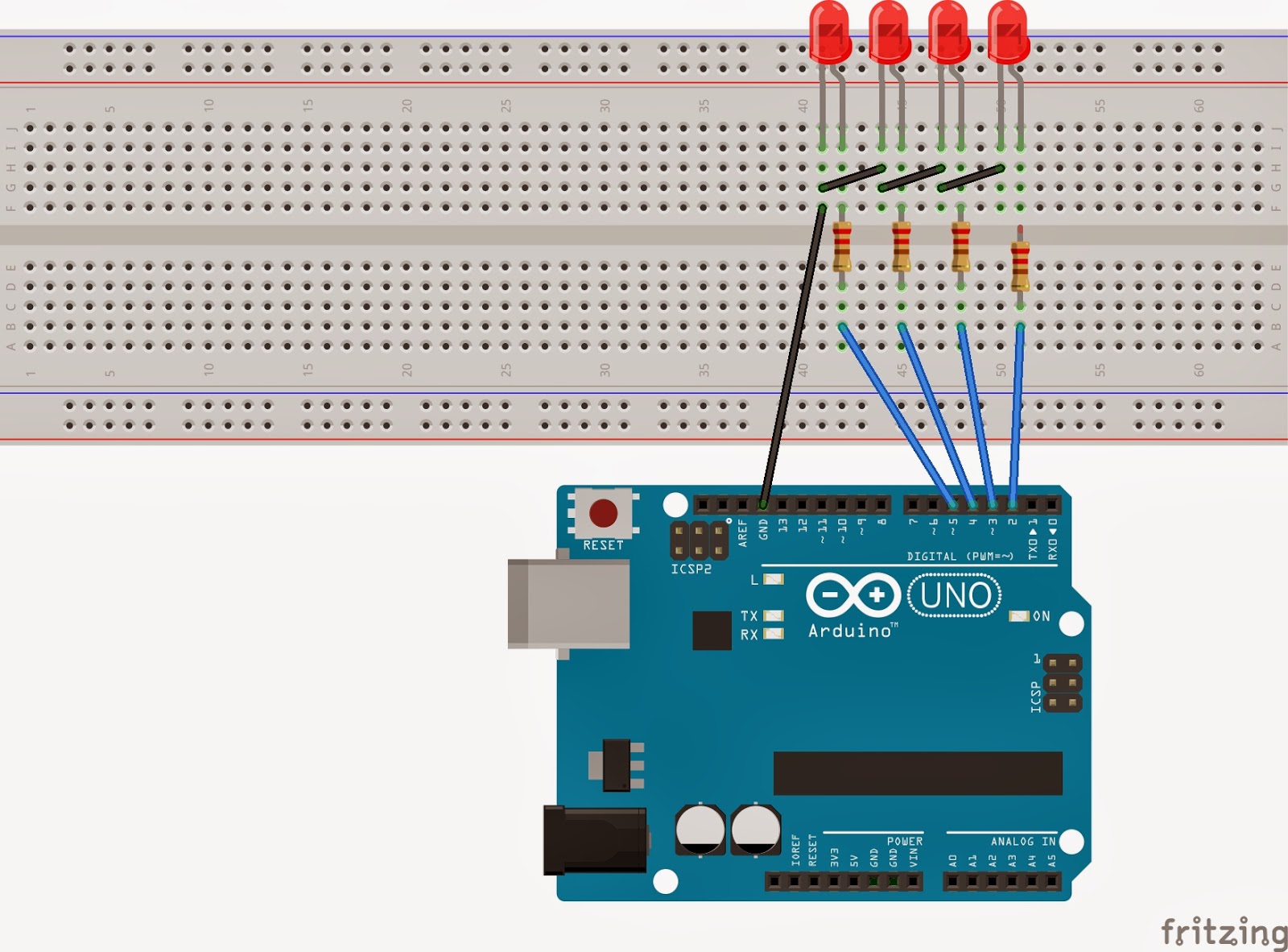 Electronics Made Simple: Flashing LED using pot