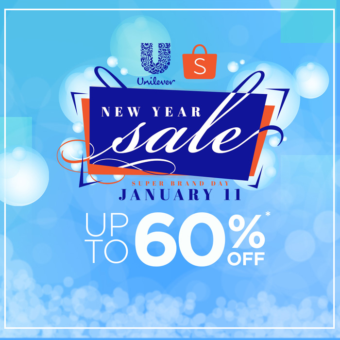 Unilever’s Grand New Year Sale at shopee.ph this January 11! Woman Elan Vital Davao
