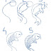 Gambar Ikan Koi Pensil