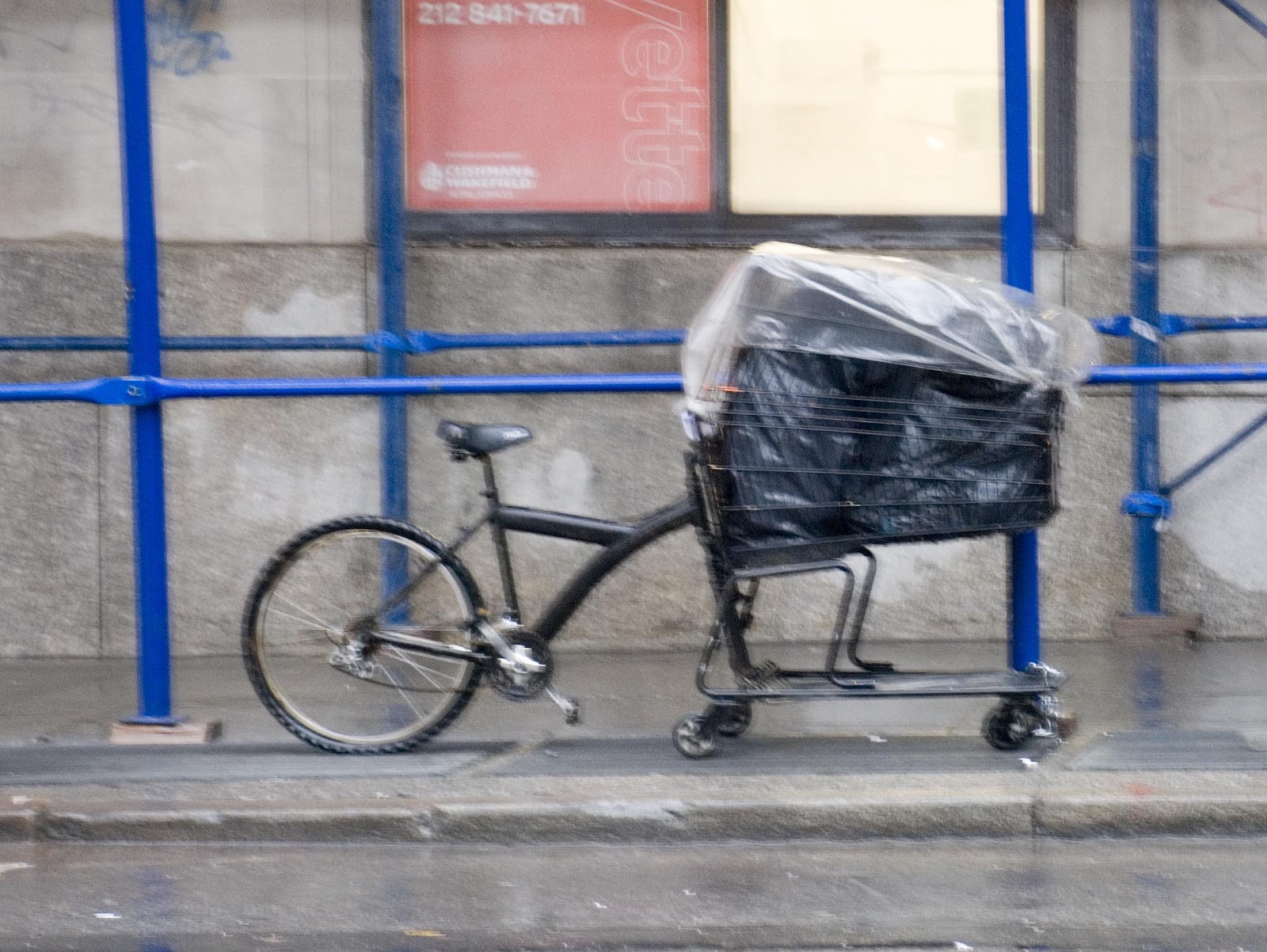 bicycle shopping cart