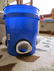 chicken feeder diy waste waterer coop chickens homemade less feeders coops open coup water poultry box final project plans need