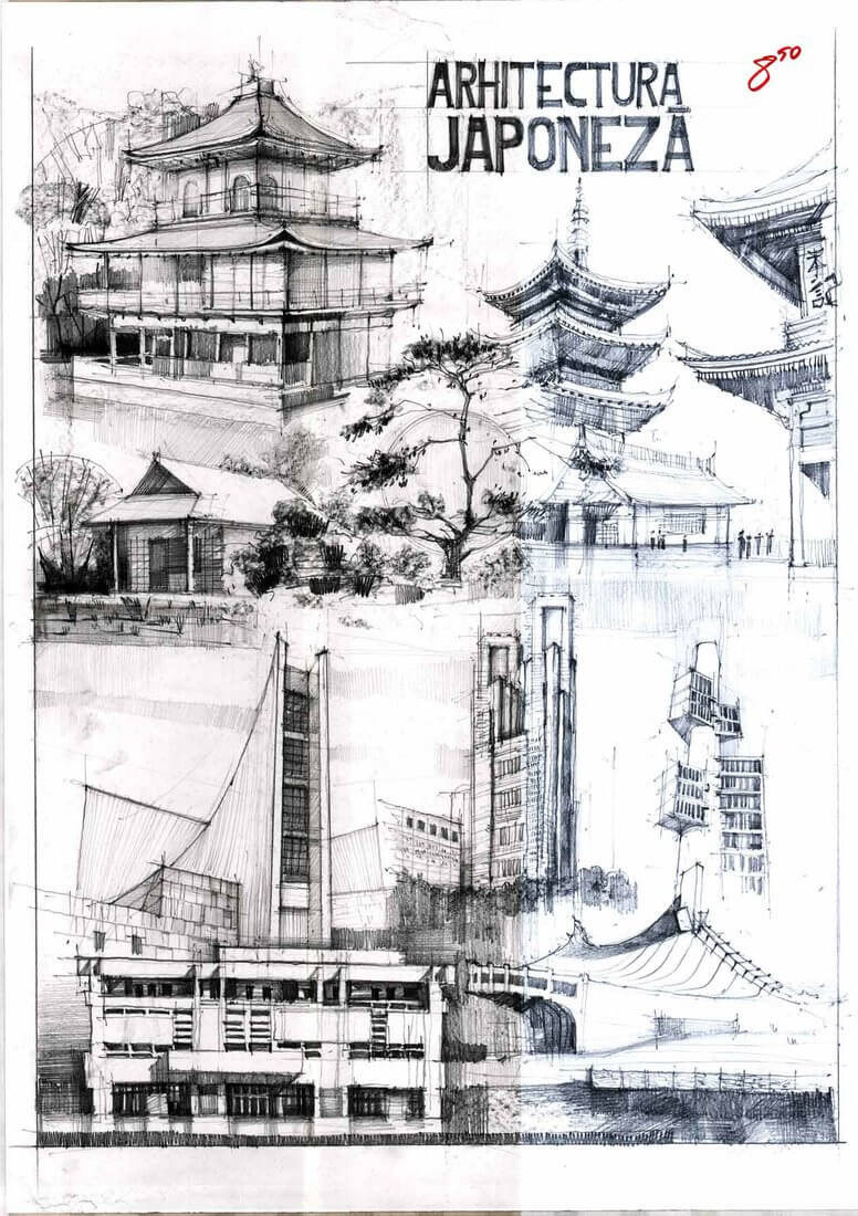 Architect Kathryn Larsen Sketches Her Trip To Japan And It's An Amazing Way  To Get To Know A Country And Its Culture | Bored Panda