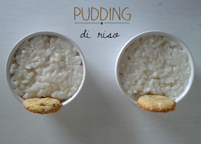 coppette di riso - rice pudding