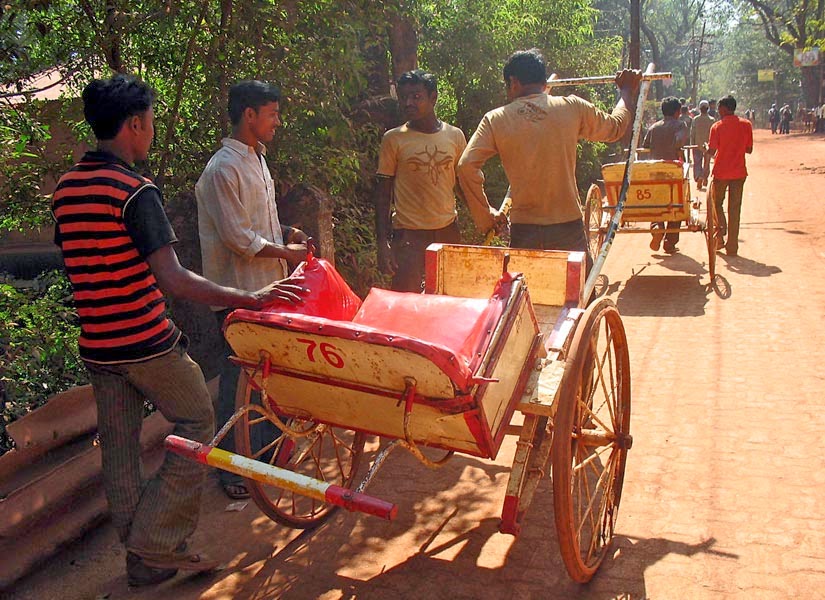 Hand Pulled Rickshaw drivers