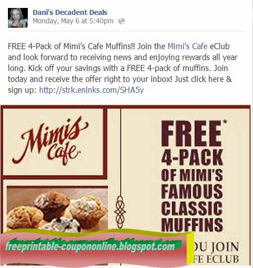 Printable Coupons 2018 Mimis Cafe Coupons