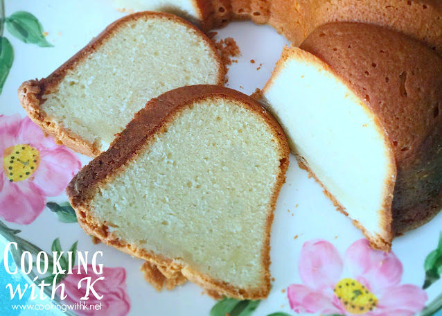 Southern Cream Cheese Pound Cake, a vintage pound cake recipe, moist tender cake, perfectly dense with a lovely sweet golden crust that melts as soon as it hits your mouth.