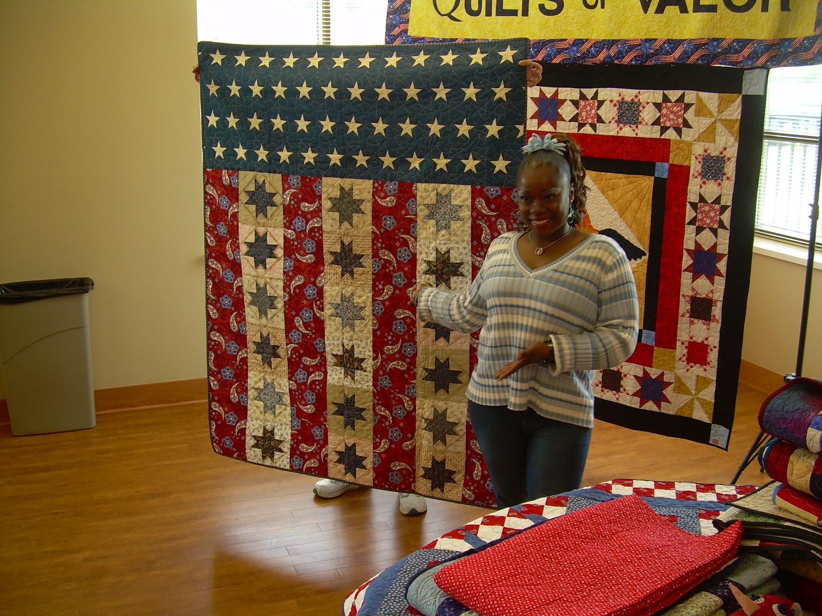 Quilts of Valor Women Vet's Presentation
