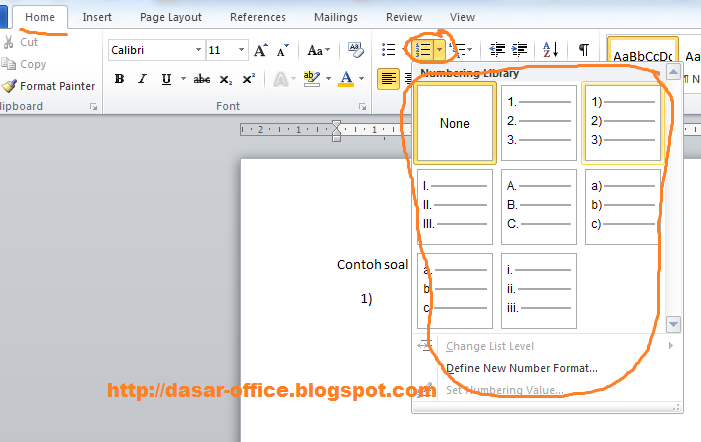 Mengenal Bullet And Numbering Tanggal Dan Jam Serta Kolom Pada Ms Word Lets Sekolah Blogspot Com