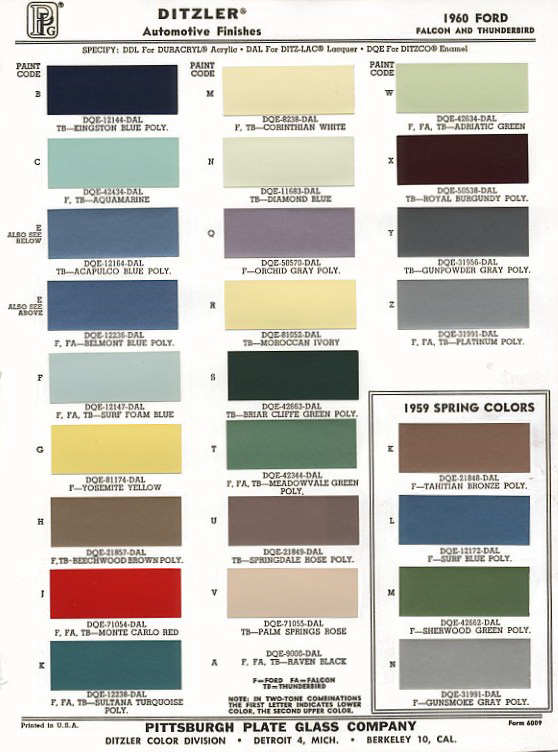 1955 Ford truck paint colors #7