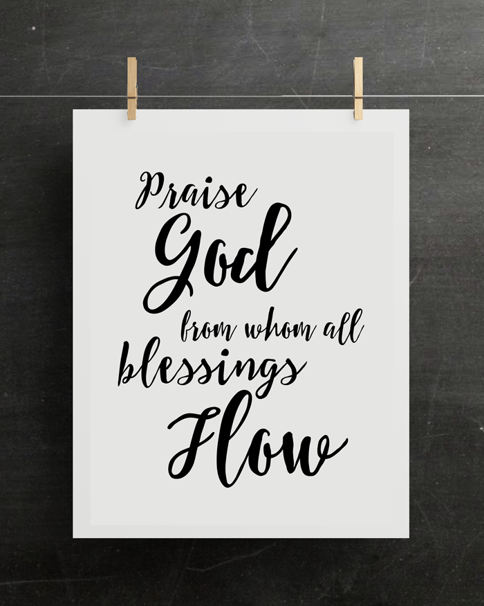 10 Black and White Hymn Printables | Classic hymns perfect for framing in a gallery wall or alone.