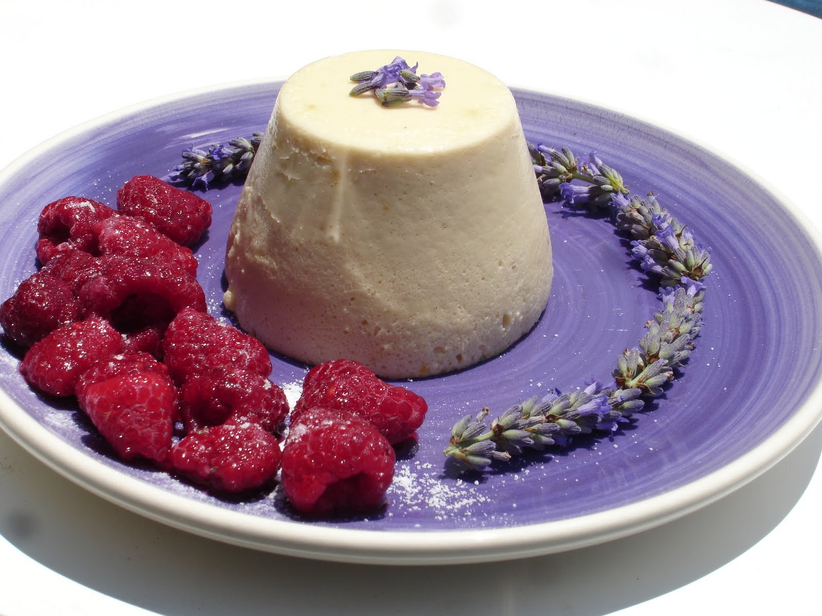 Kochbuch für Max und Moritz: Dessert: Lavendelcreme – Crème à la Lavande