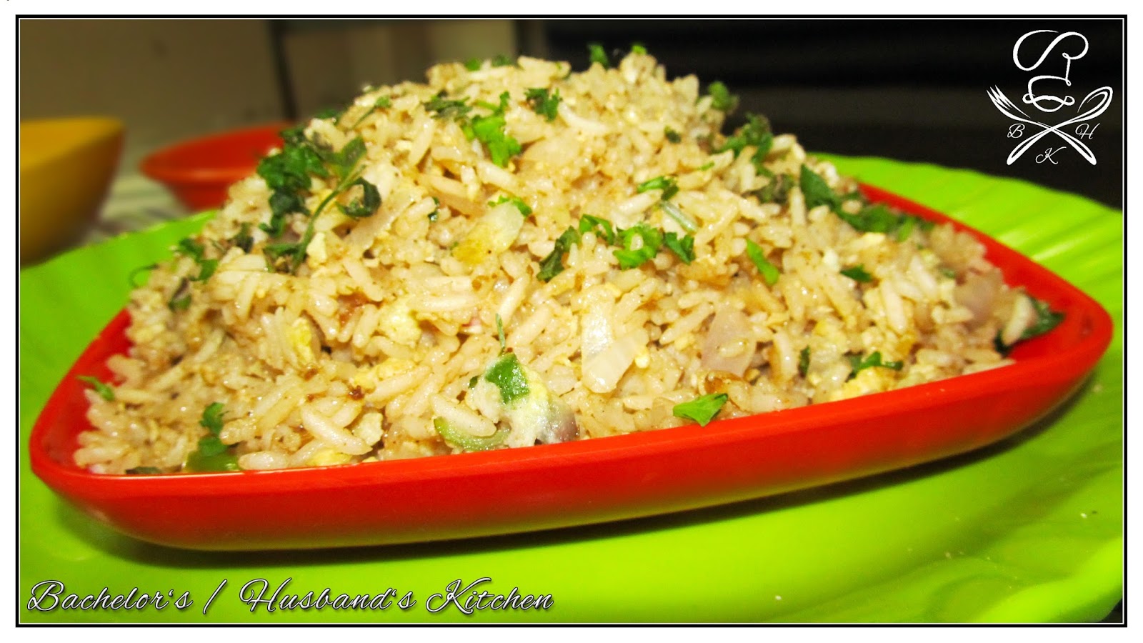 Bachelor's / Husband's Kitchen EASY EGG FRIED RICE