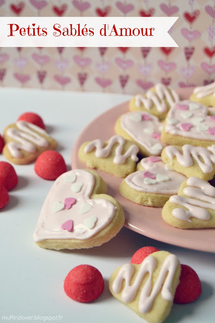 Recette Petits sablés d'amour - muffinzlover.blogspot.fr