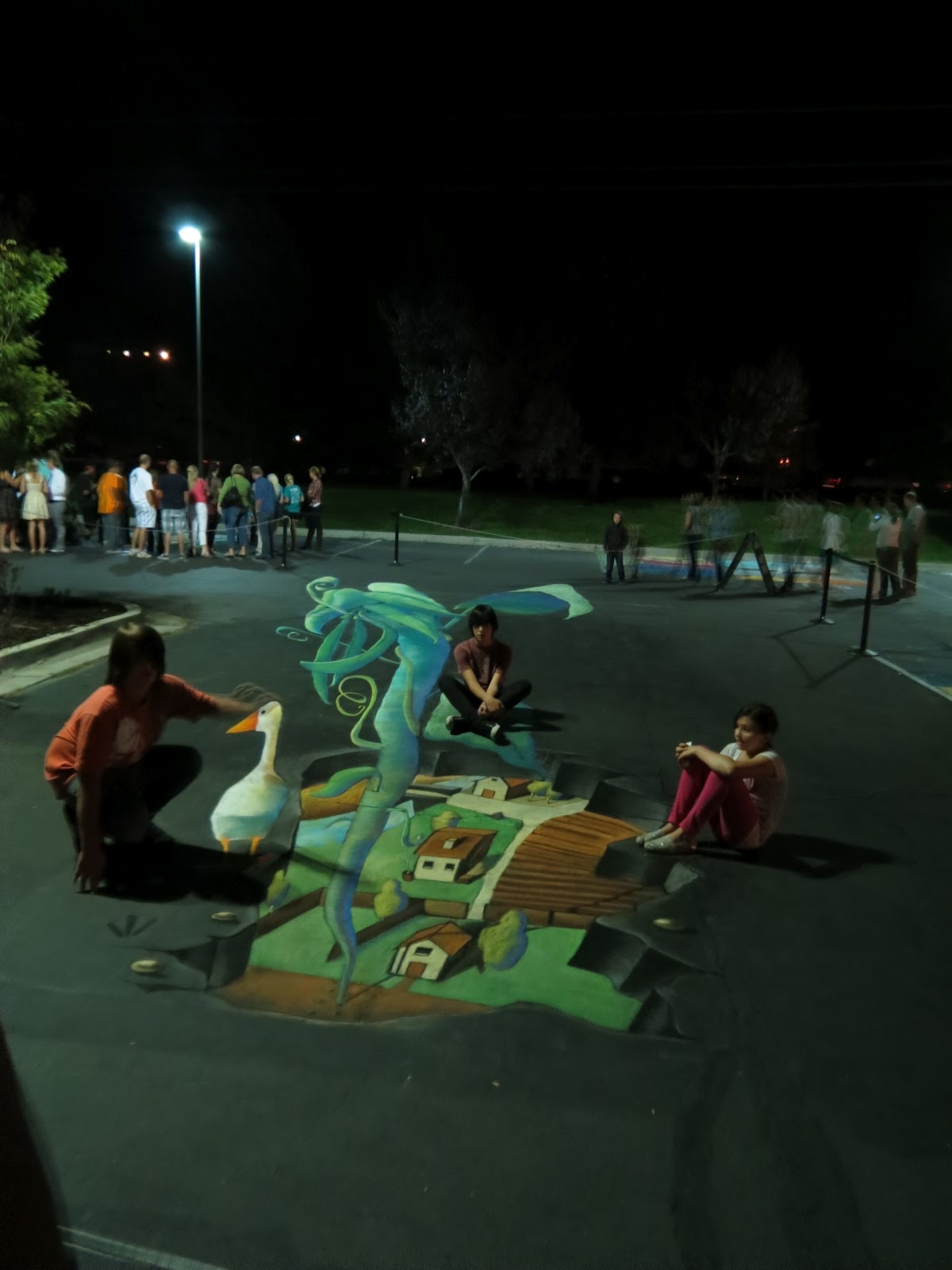 La Joie de Vivre Chalk the Block at Riverwoods