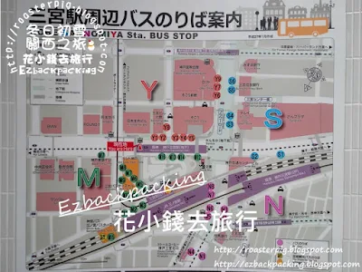背包豬@三宮車站地圖