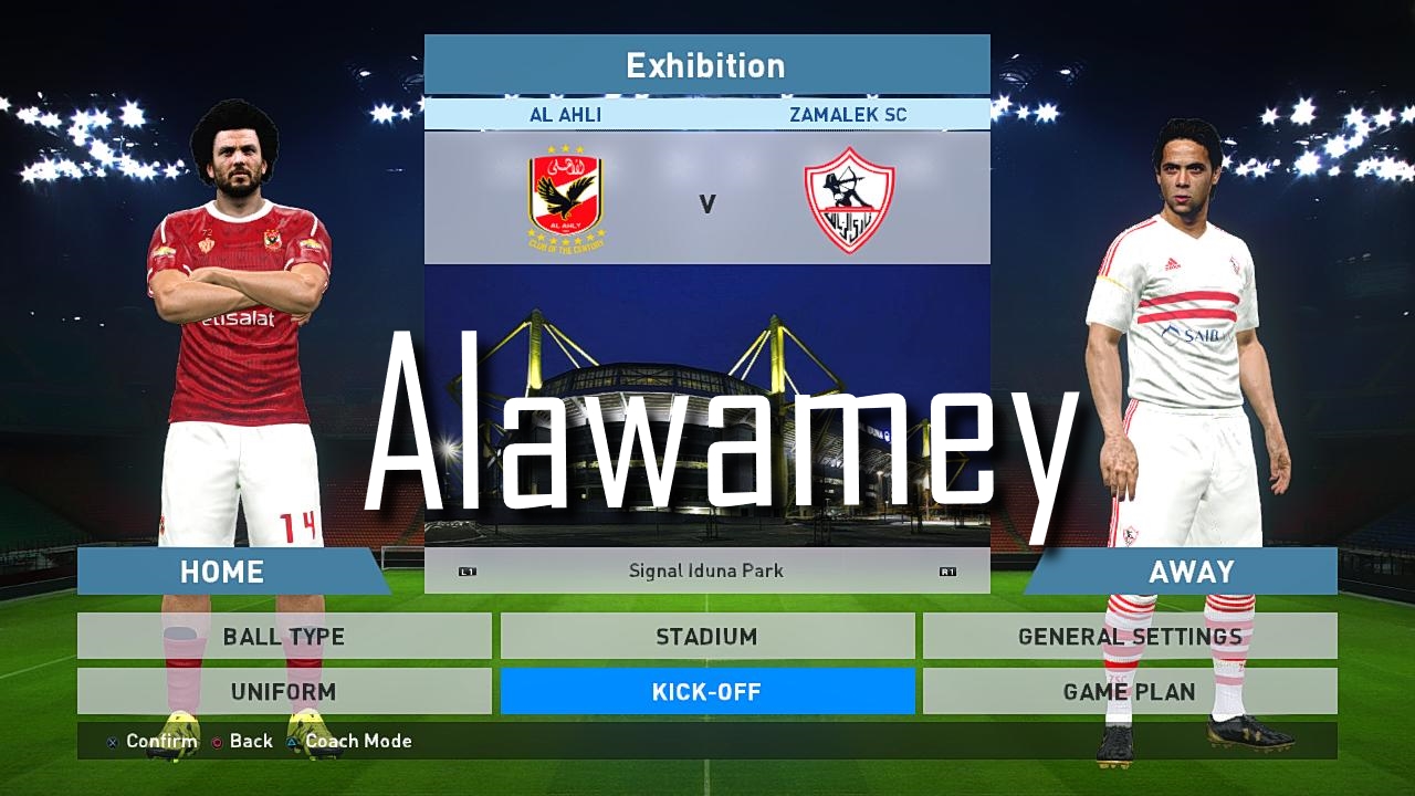 احدث باتش Pes 2016 مع اضافة الاهلي والزمالك باتش السوبر المصري اضافة وجوه منتخب مصر 2016