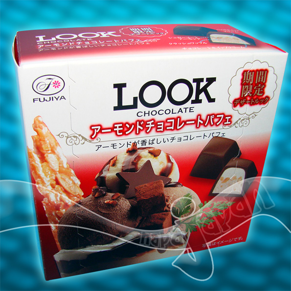 Japanese Candy Fujiya LOOK Chocolate Parfait Almond