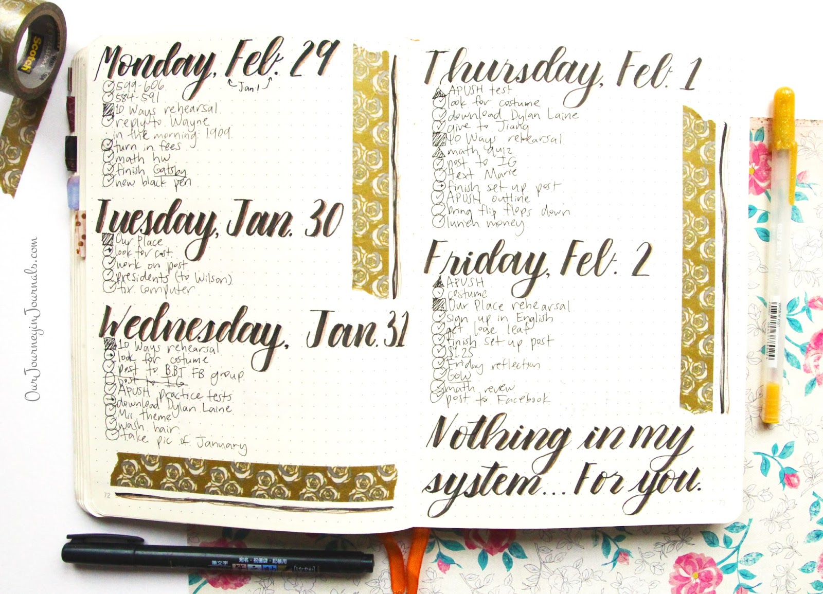 Our Journey In Journals 5 Tips For Bullet Journal Beginners