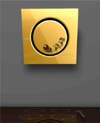 Decoración Dorada en la Cocina