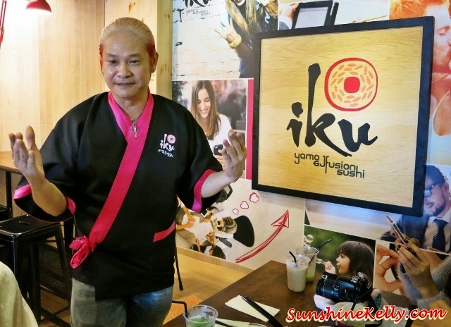 Chef Yama, co-founder of IKU Japanese Fusion Sushi