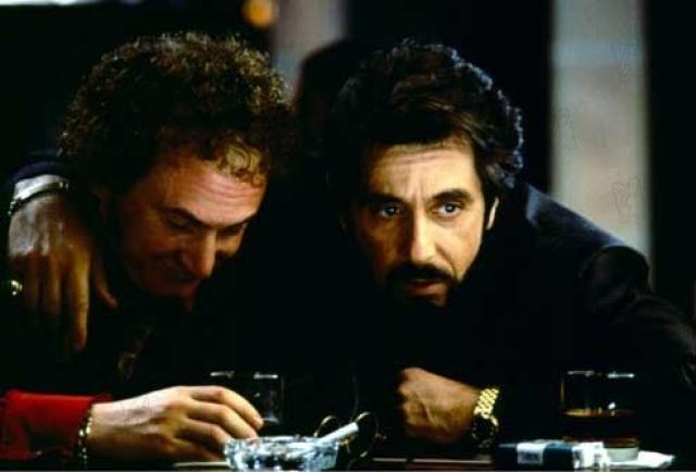 LAS MEJORES PELÍCULAS DE LA HISTORIA DEL CINE: ATRAPADO POR SU PASADO  (1993). Al Pacino es el narcotraficante Carlito Brigante.