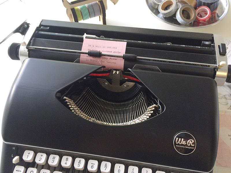 Aly Dosdall 3 typewriter projects